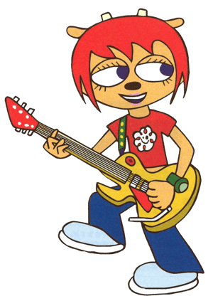 This is the Avatar Image for the Lammy (Um Jammer Lammy) AI Voice and Text to Speech Generator